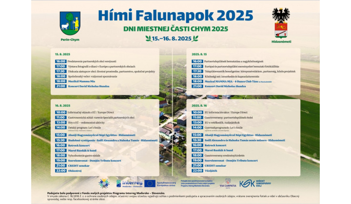 Dni miestnej časti Chym 2025