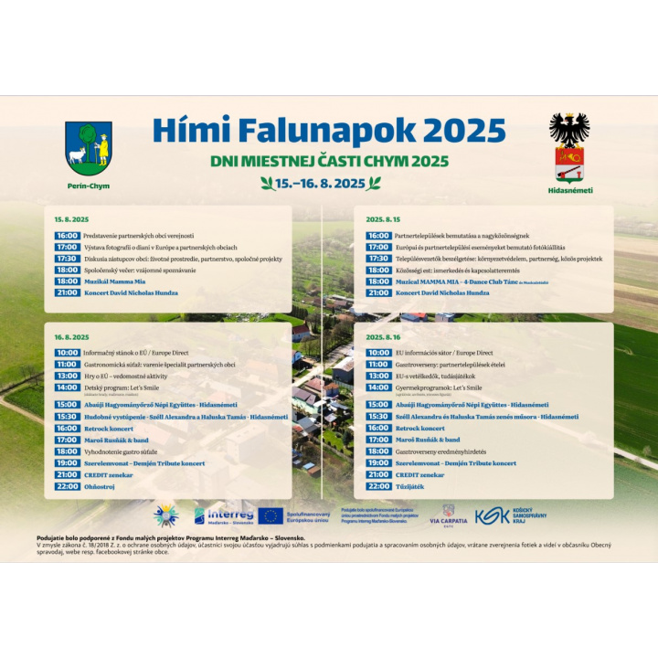 Dni miestnej časti Chym 2025
