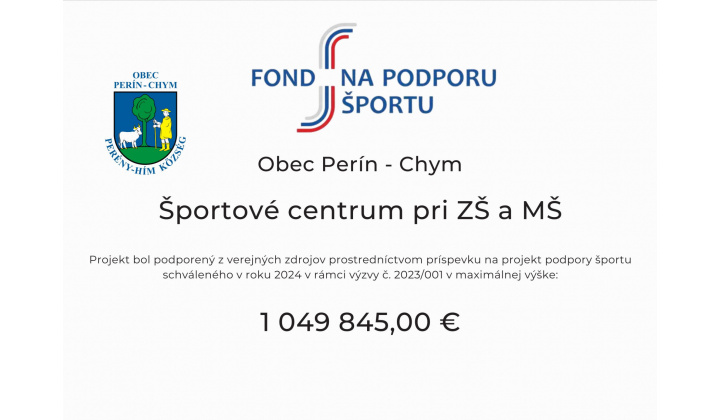 Športové centrum pri ZŠ a MŠ 