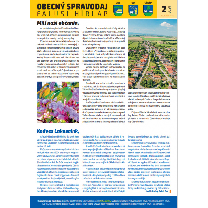 Obecný spravodaj č. 2/2024