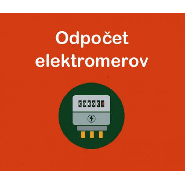 odpočty elektromerov - Vyšný  Lánec 