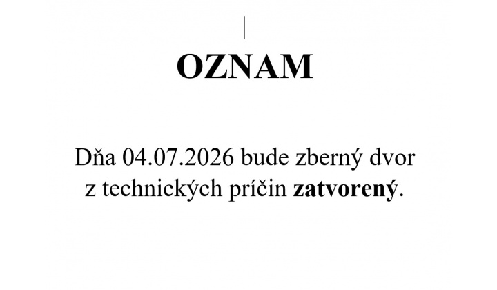 Zberný dvor